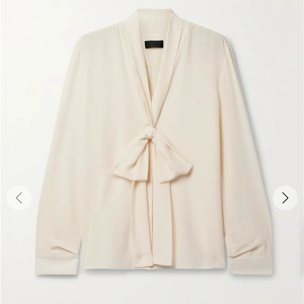 SOLD NWOT Nili Lotan Angelique silk blouse top XS